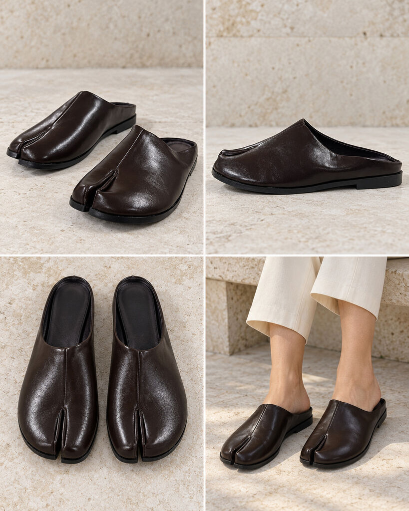 Clog Nappa MARRONE