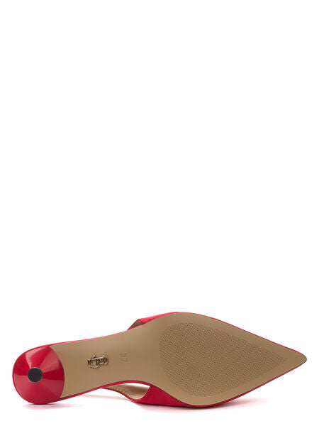 Red Slingback Kitten Heel Pump