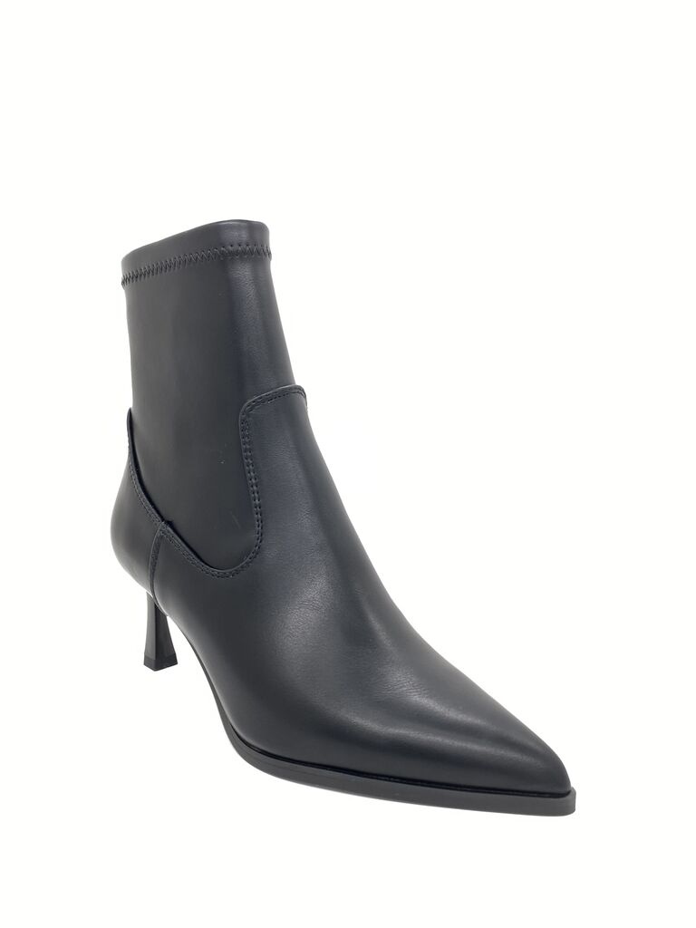 Black Ankle Boot with Sleek Stiletto Heel