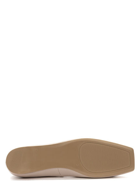 Beige Pointed Toe Ballet Flat