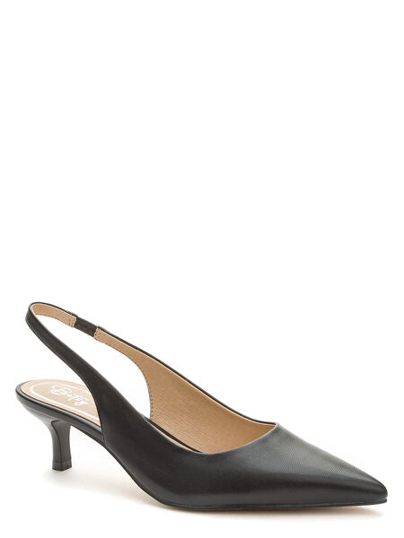 Sling-Back Nappa BLACK