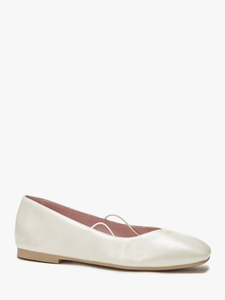 Mary Jane Shoe Nappa WHITE