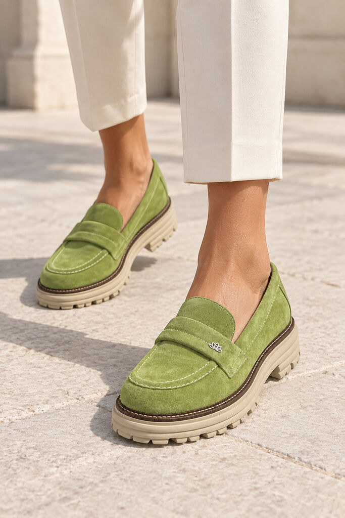 Loafer Camoscio GREEN