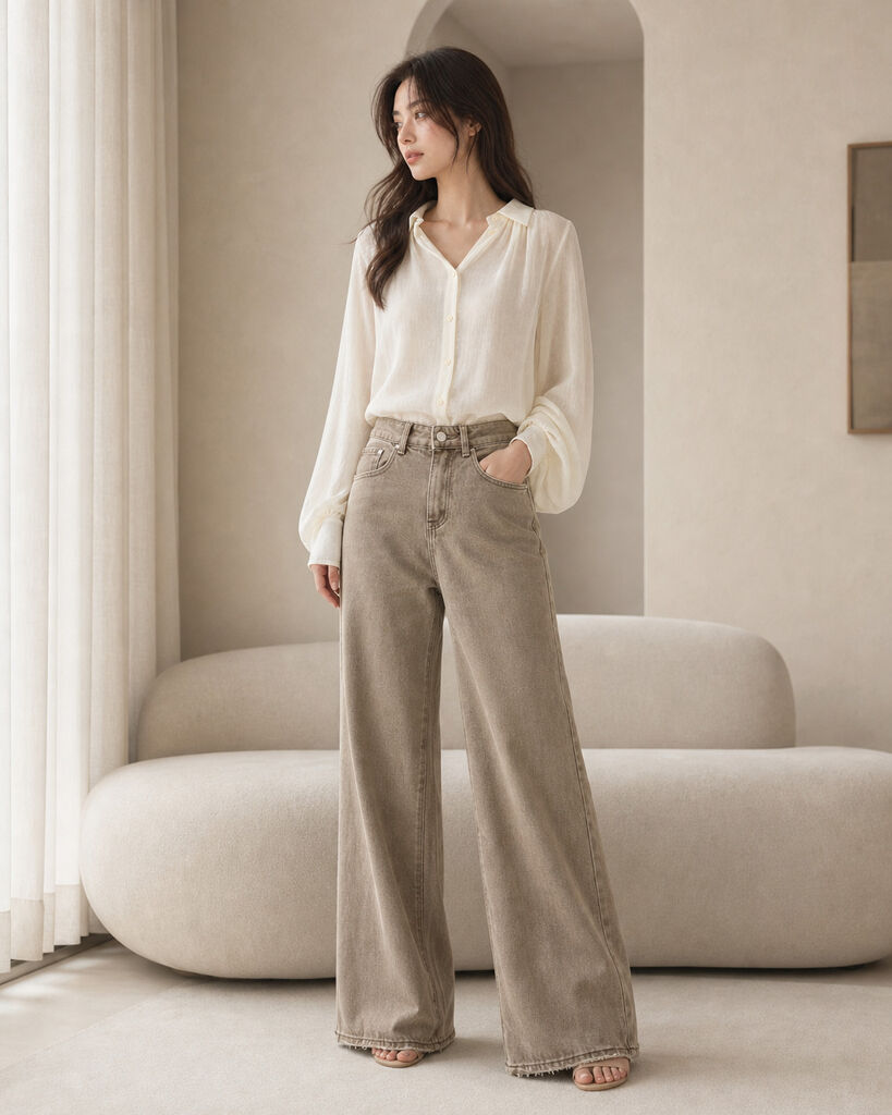 Jeans - BROWN