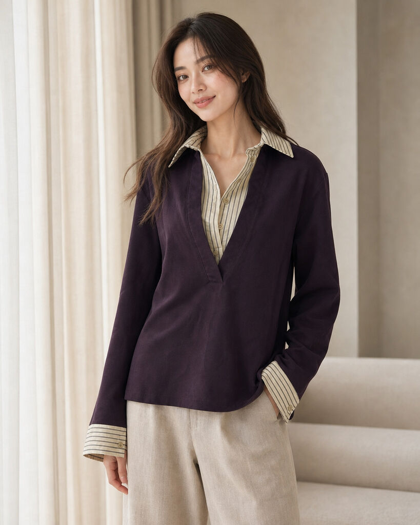 Top Long Sleeves - BORDO