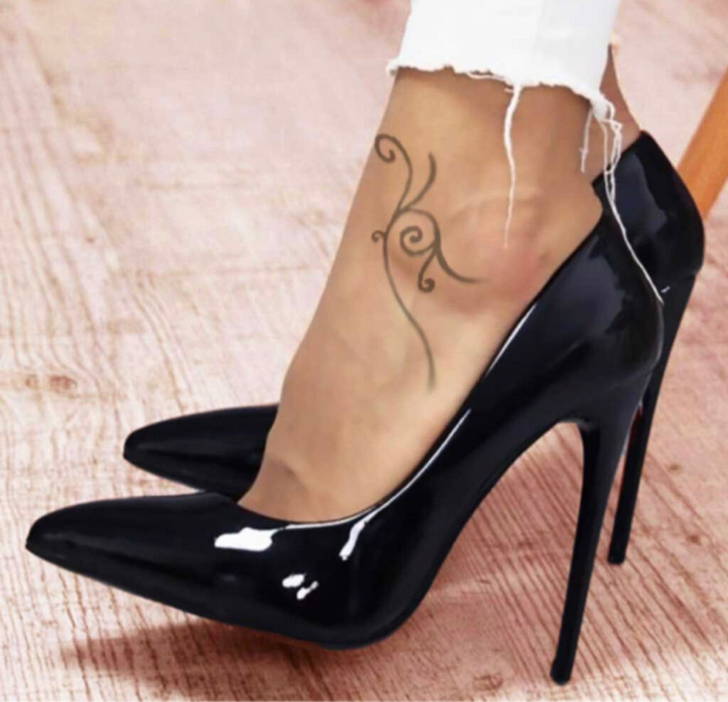 Black Patent Leather High Heel Pointed Pumps