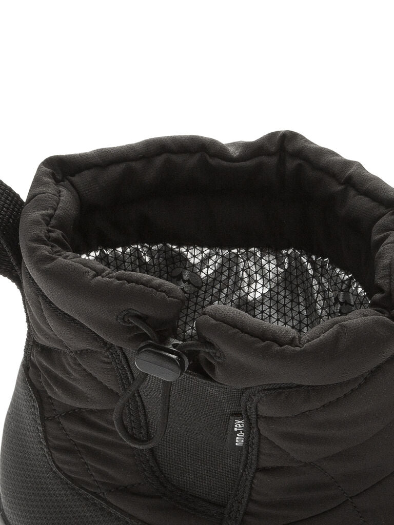 Black Quilted Ankle Boot with Easy Closure