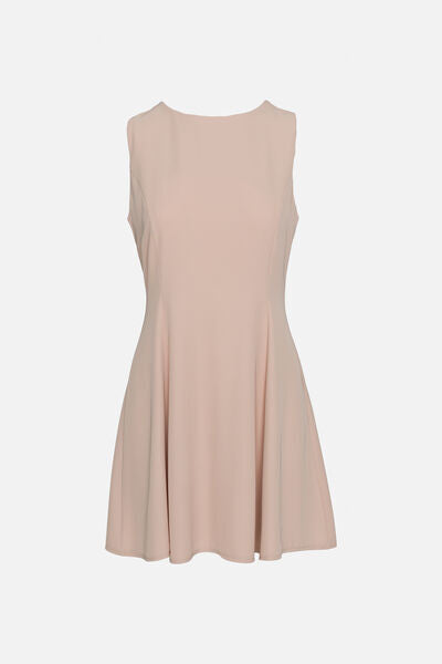 Blush A-Line Sleeveless Dress