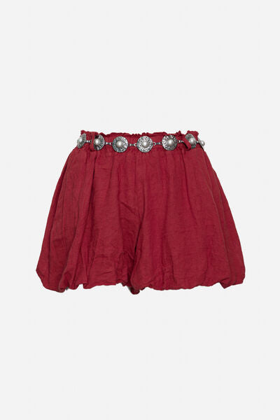 Short Lino ROSSO
