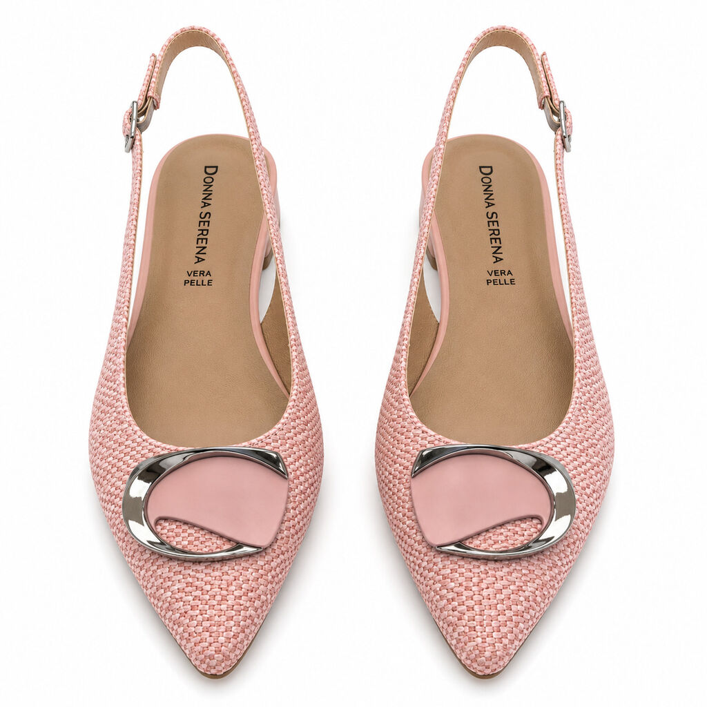 Sling-Back Intreccio NUDE
