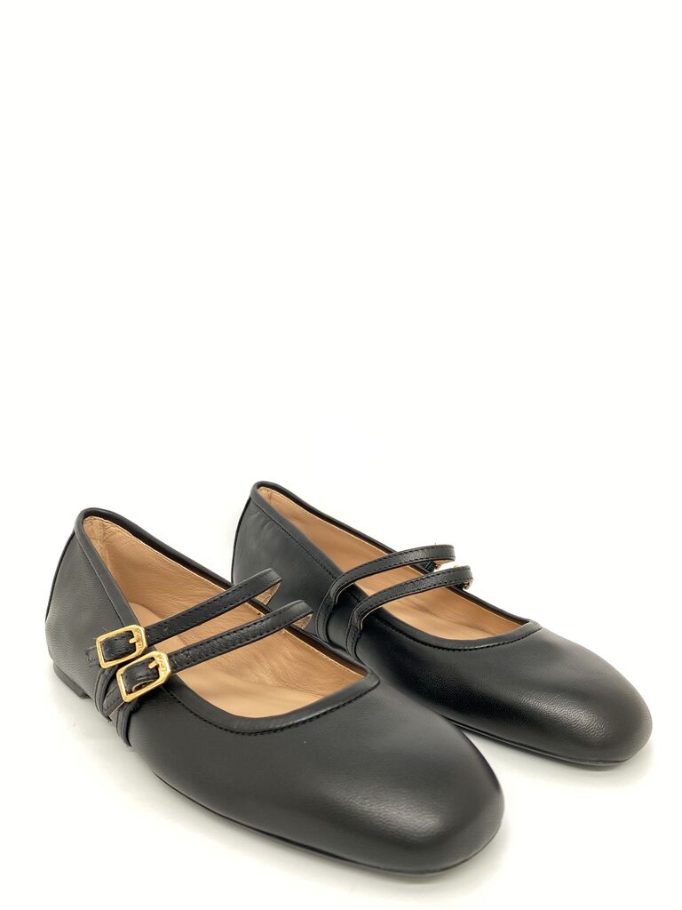 Mary Jane Shoe Nappa BLACK