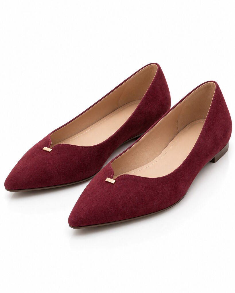 Ballerina Suede WINE
