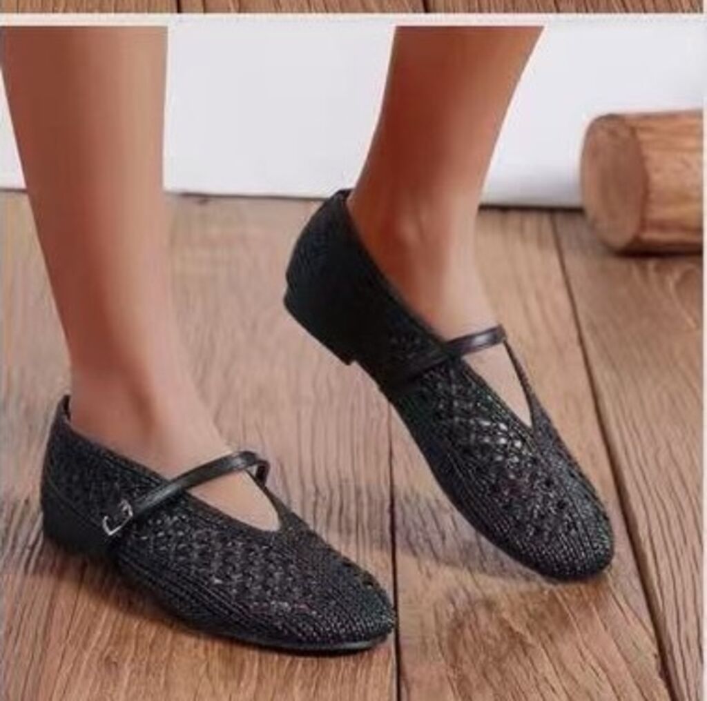 Mary Jane Shoe Intreccio BLACK