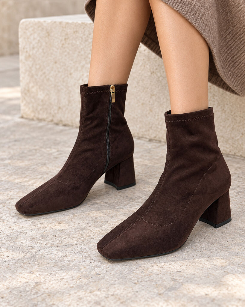 Ankle Boot Suede BROWN
