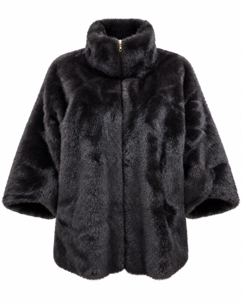 Jacket Faux Fur COFFEE