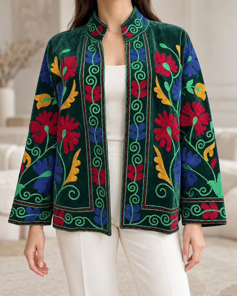 Jacket - GREEN/BLU