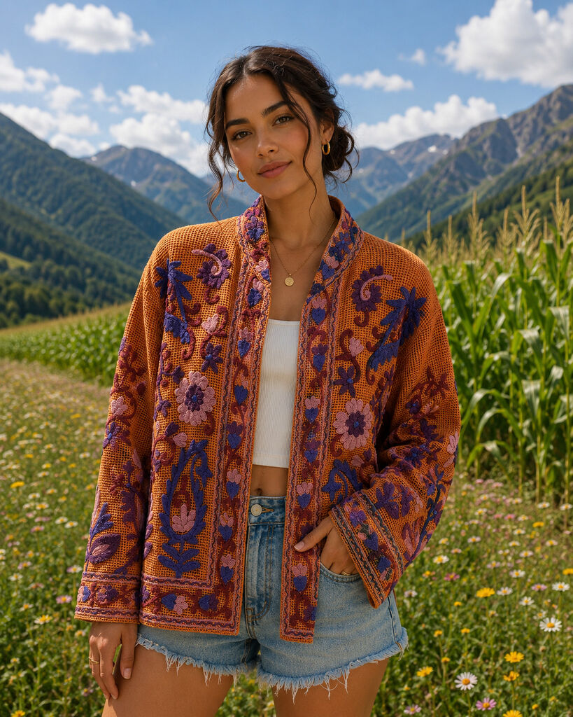 Kaftan Unique ORA/BLU