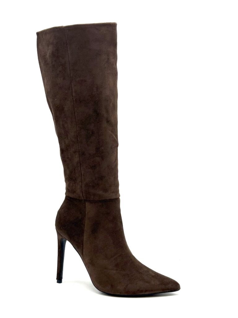 Knee High Boot Suede BROWN