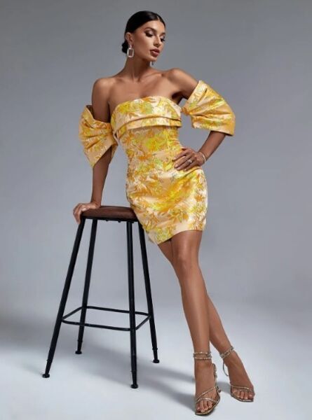 Dress Unique JAUNE