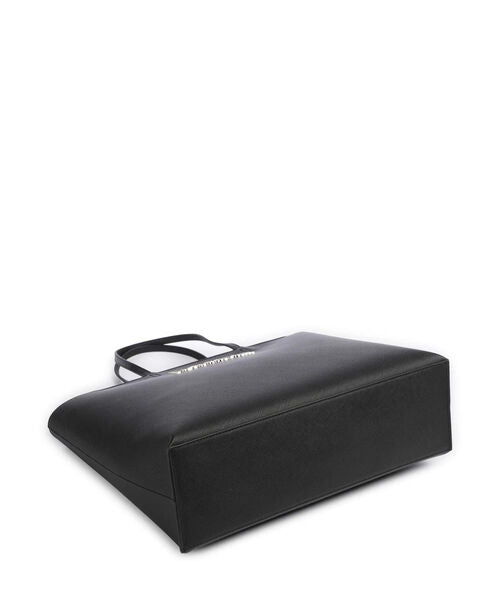 Black Logo Tote Bag with Sleek Finish