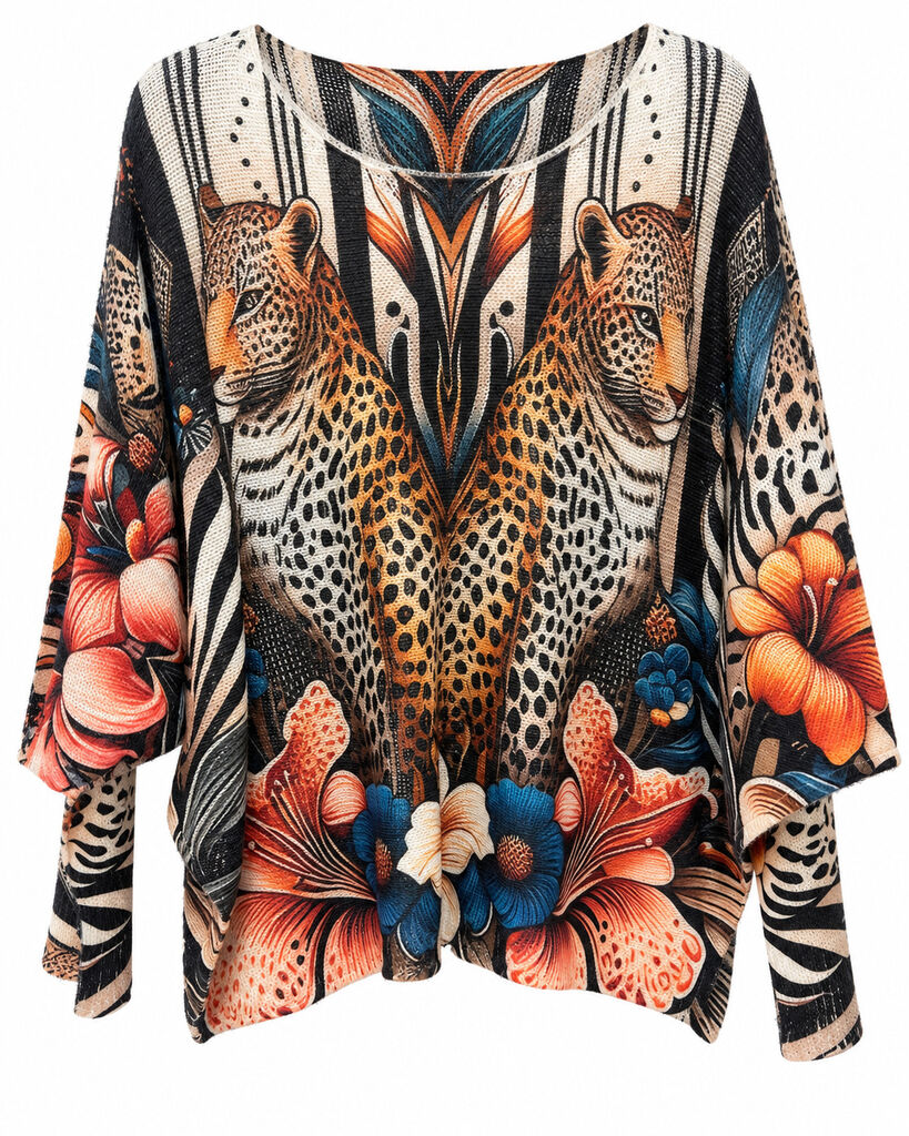 Top Long Sleeves Leopard LEO/FLW