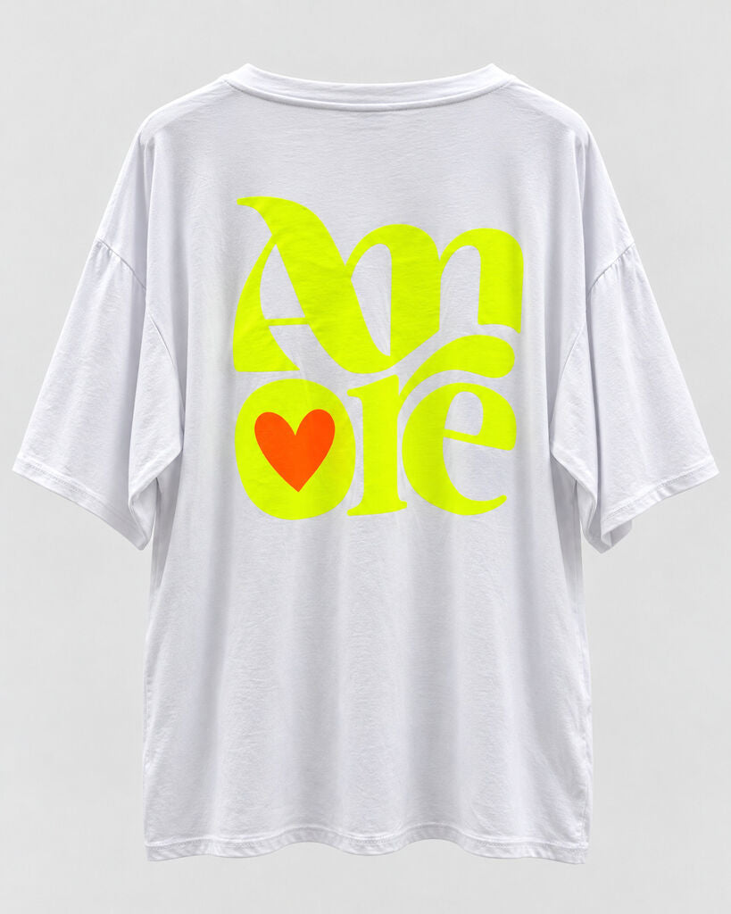 Tshirt AMORE YELLOW