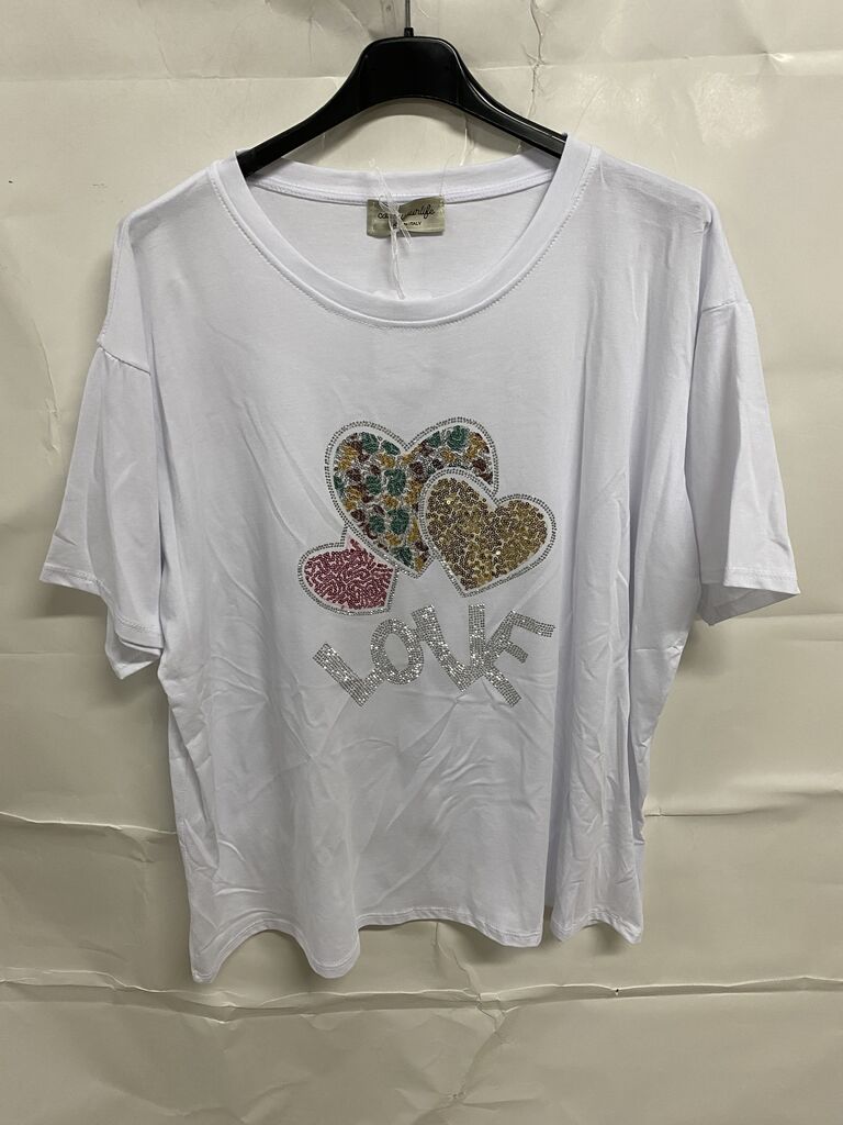 Tshirt LOVE WHITE