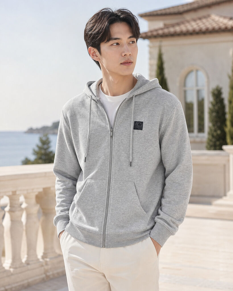Hoodie Cotton GREY