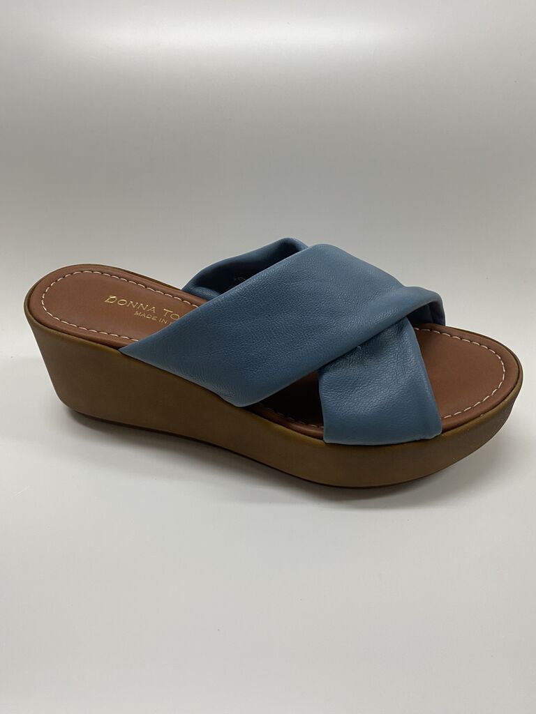 Heeled Mule Open-Toe Nappa AVIO