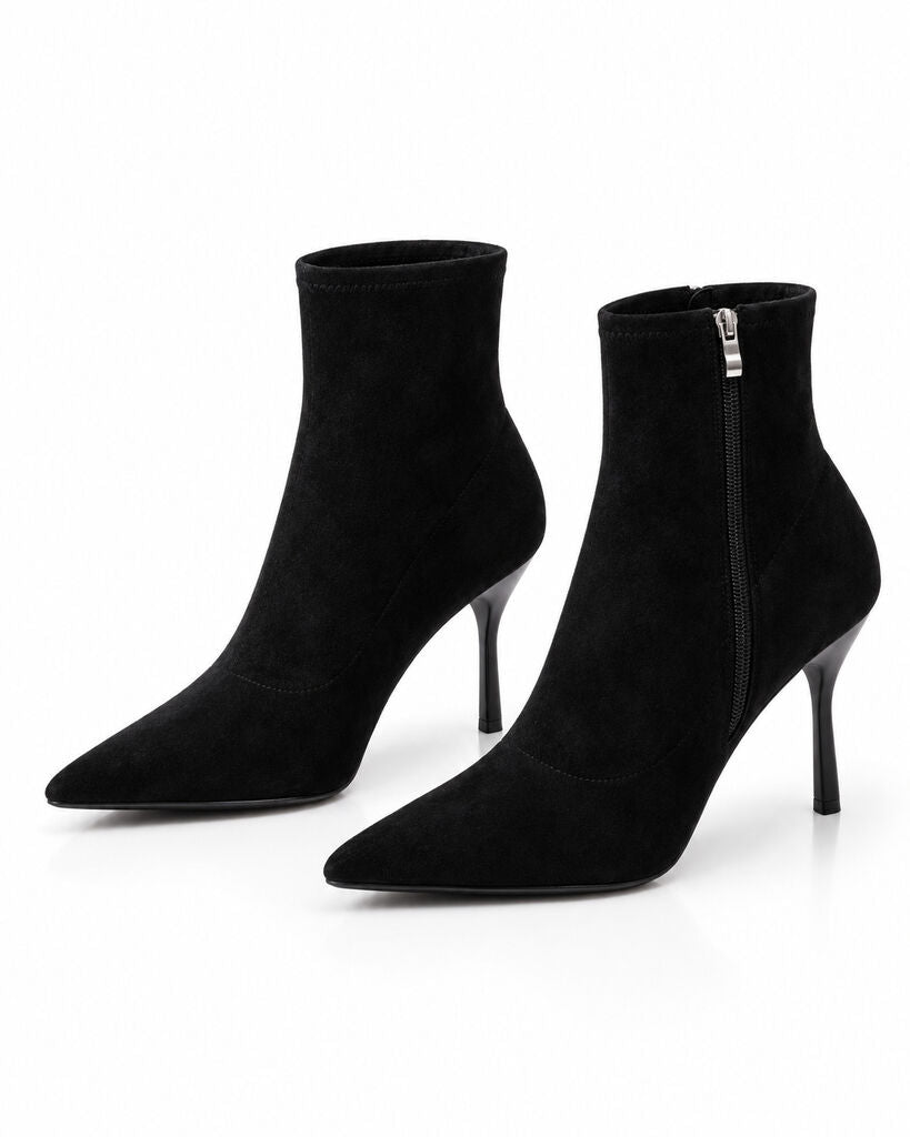 Ankle Boot Suede NERO