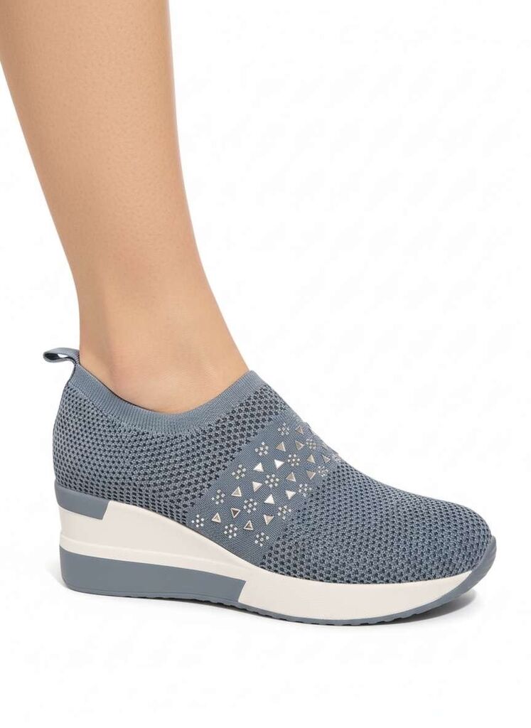 Slip on Sock/Mesh BLUE