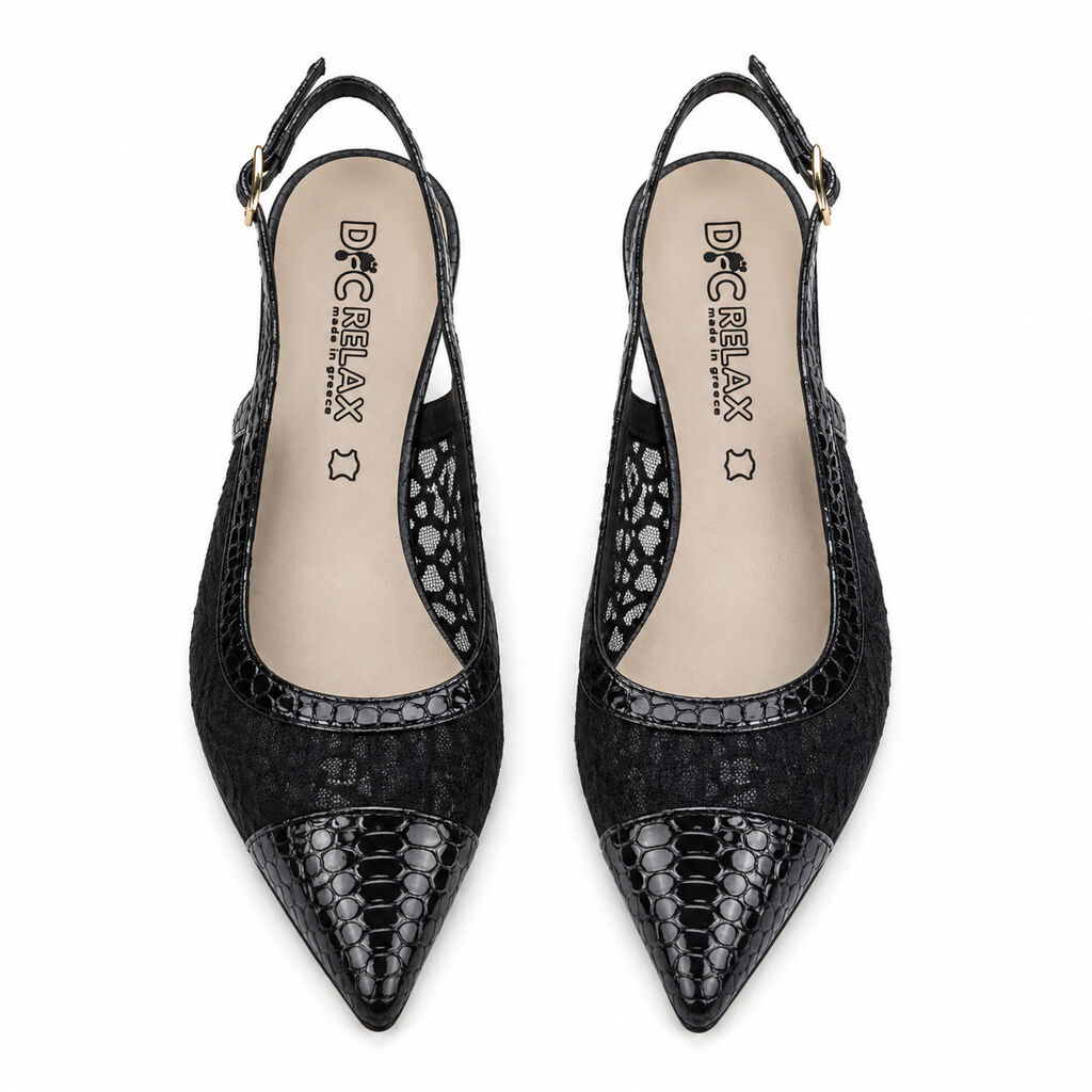 Sling-Back Mesh BLACK