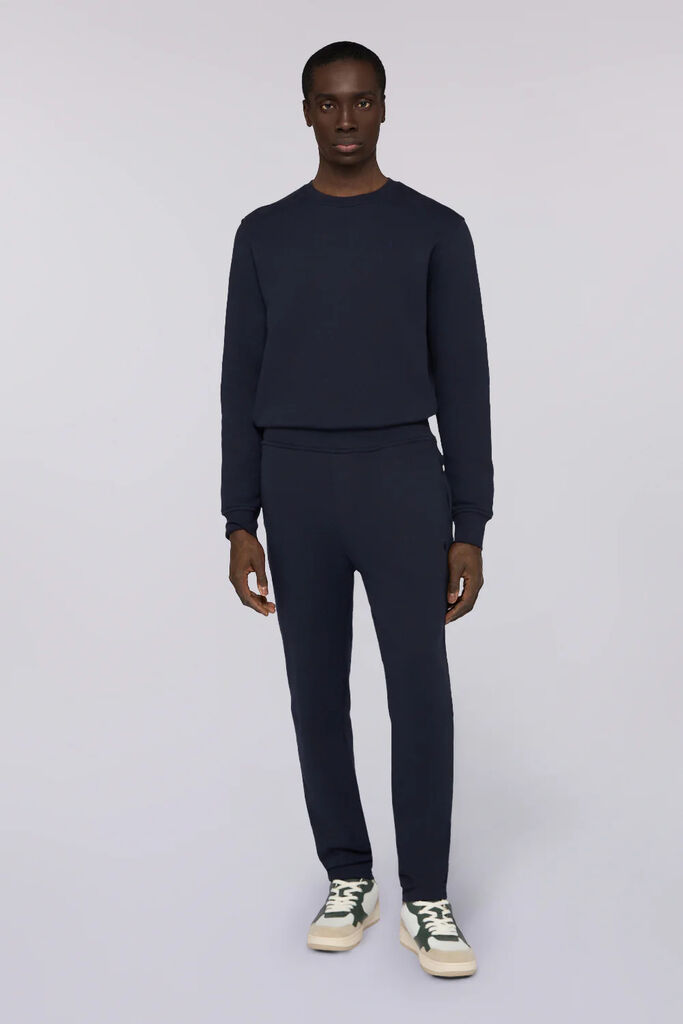 Charcoal Jersey Lounge Pants with Subtle Stitching