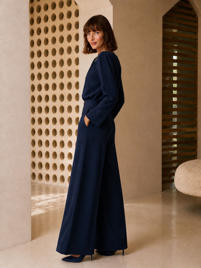 BLOUSE AND TROUSERS Unique MARINO