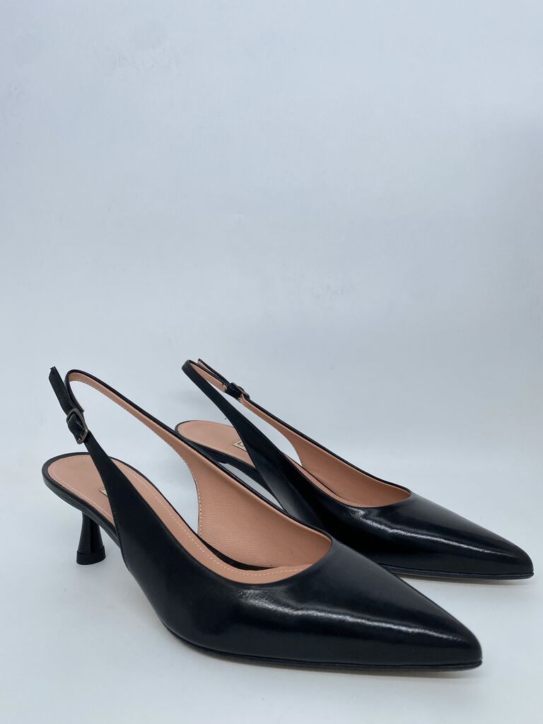 Sling-Back Nappa NERO