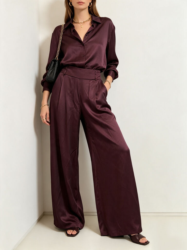 Pantalon - BORDO