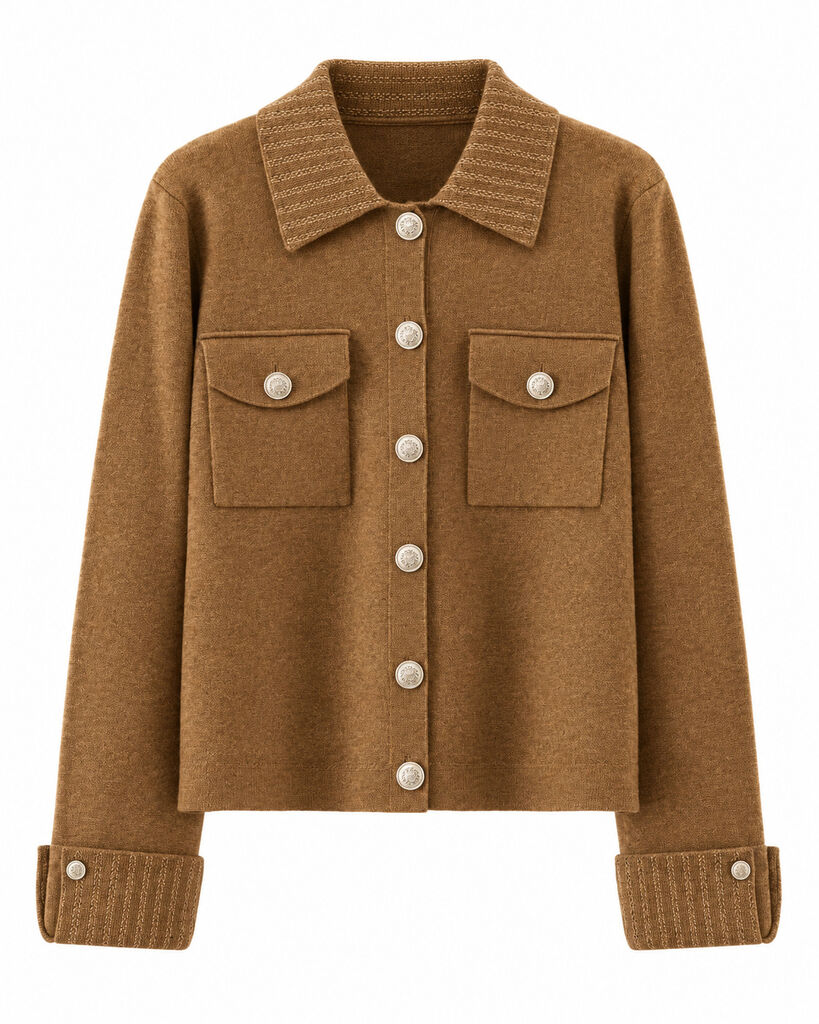 Cardigan - COFFEE