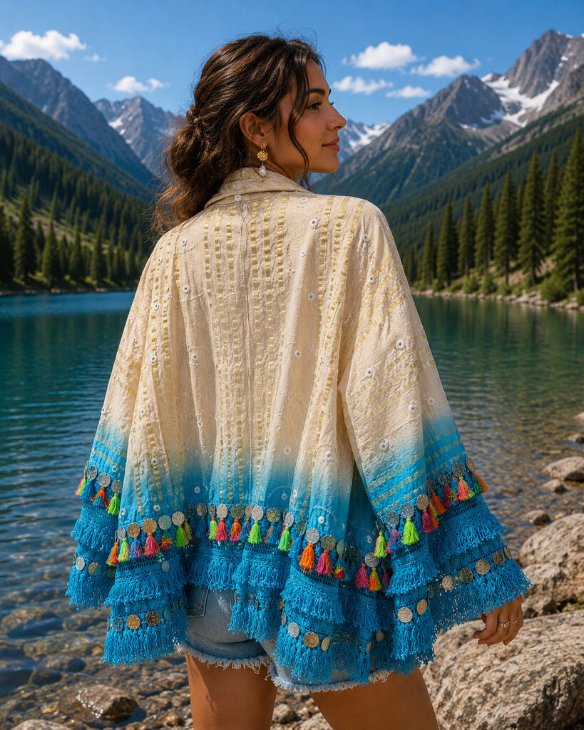 Kaftan Unique BEI/GOL