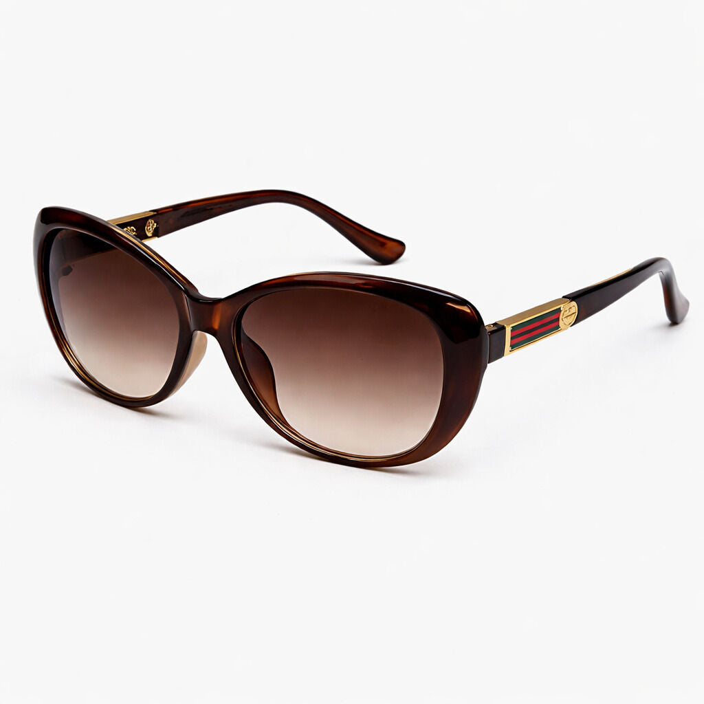 Tortoiseshell Gradient Oversized Sunglasses