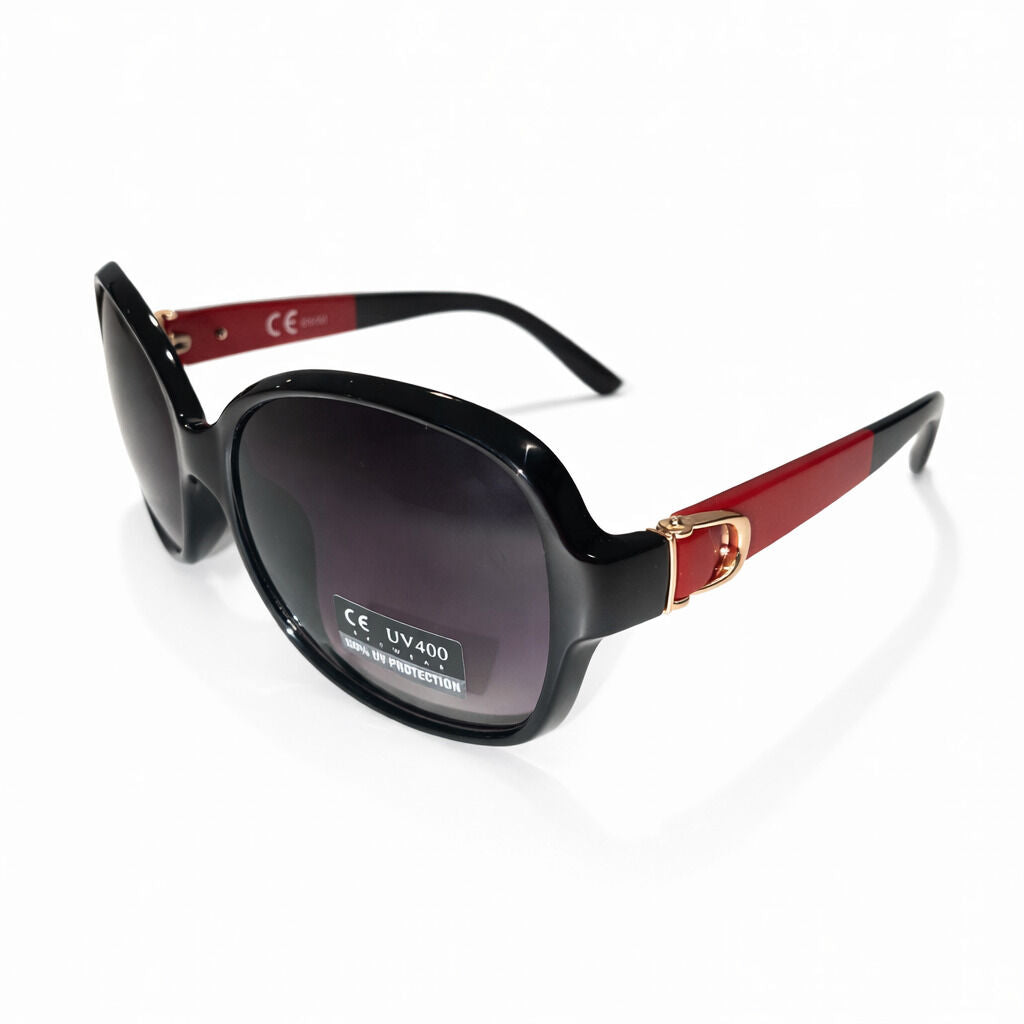 Black Oversized Sunglasses with UV Protection