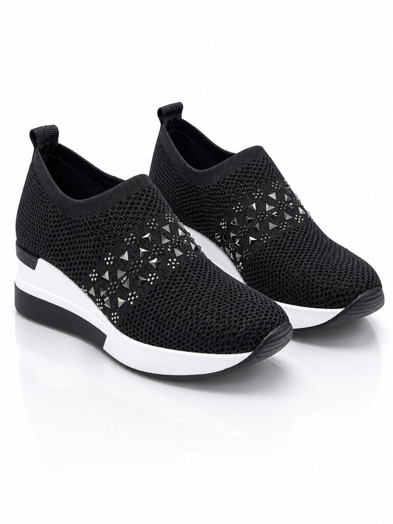 Slip on Sock/Mesh BWHITE