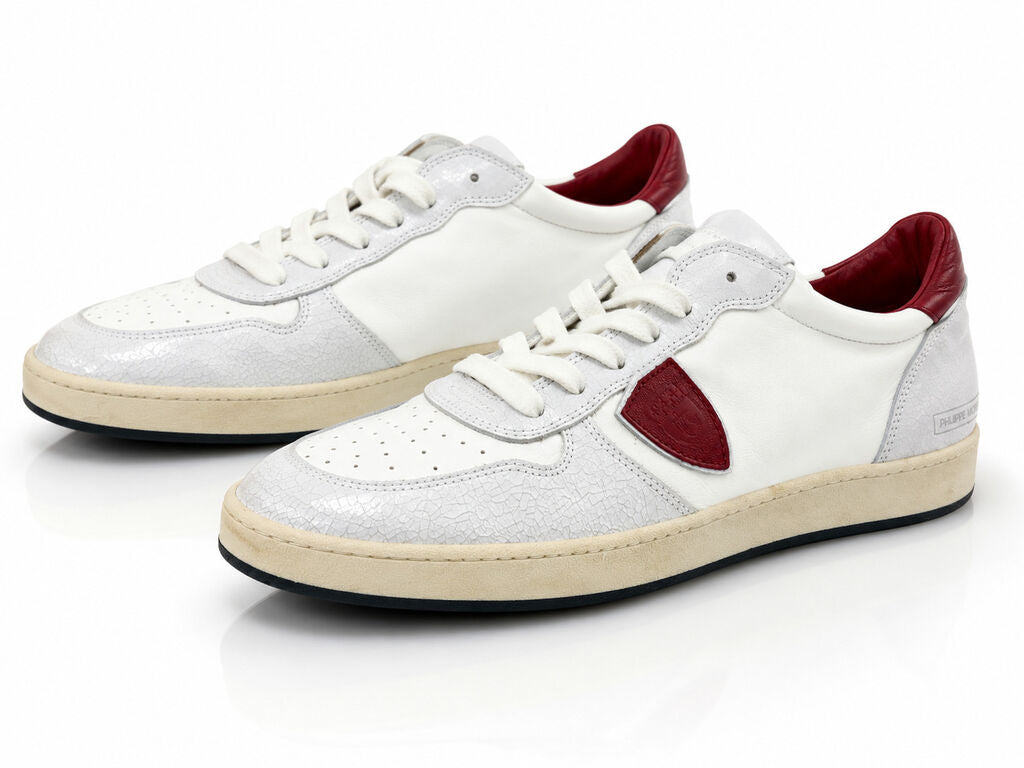 Shoes Nappa WHI/RED