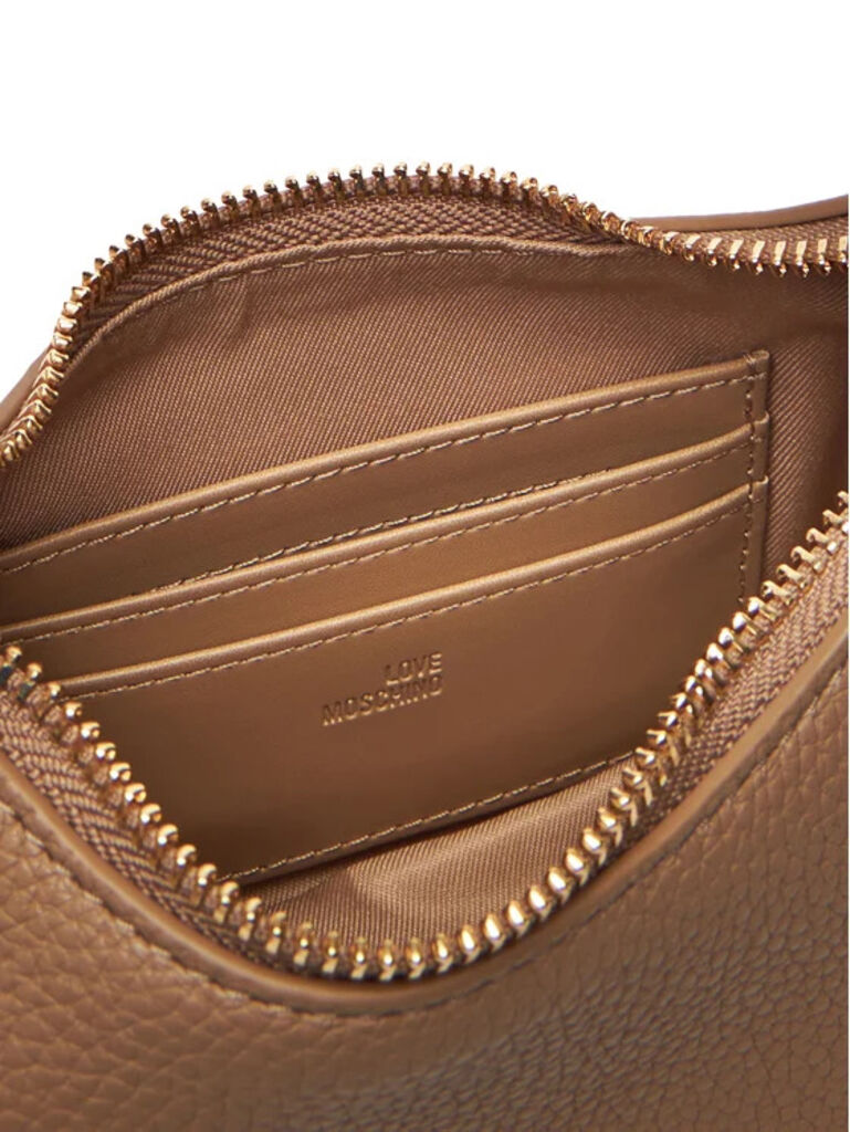 Camel Textured Hobo Bag with Adjustable Handle