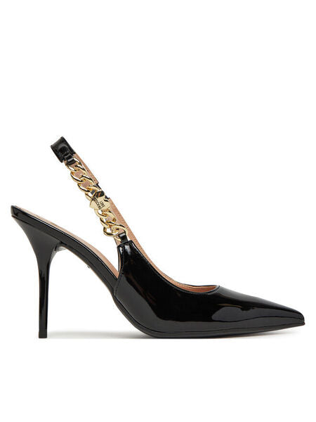 Sling-Back Patent BLACK