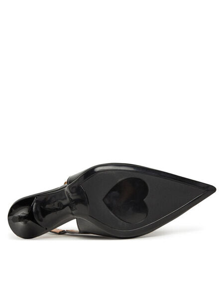 Sling-Back Patent BLACK