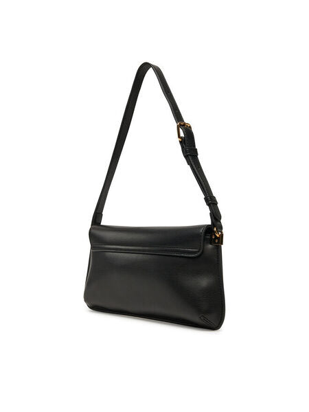Black Logo Accent Shoulder Bag
