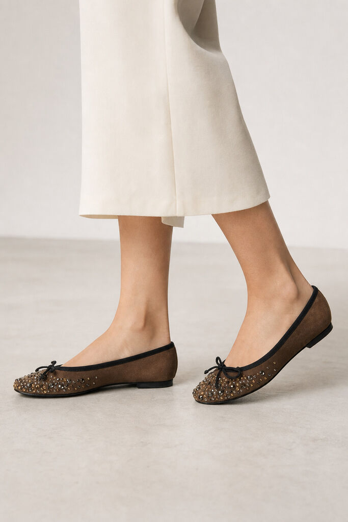 Shoes Suede Taupe