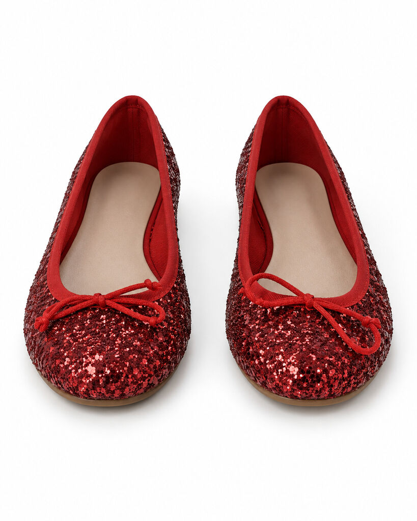 Shoes Glitter Rosso