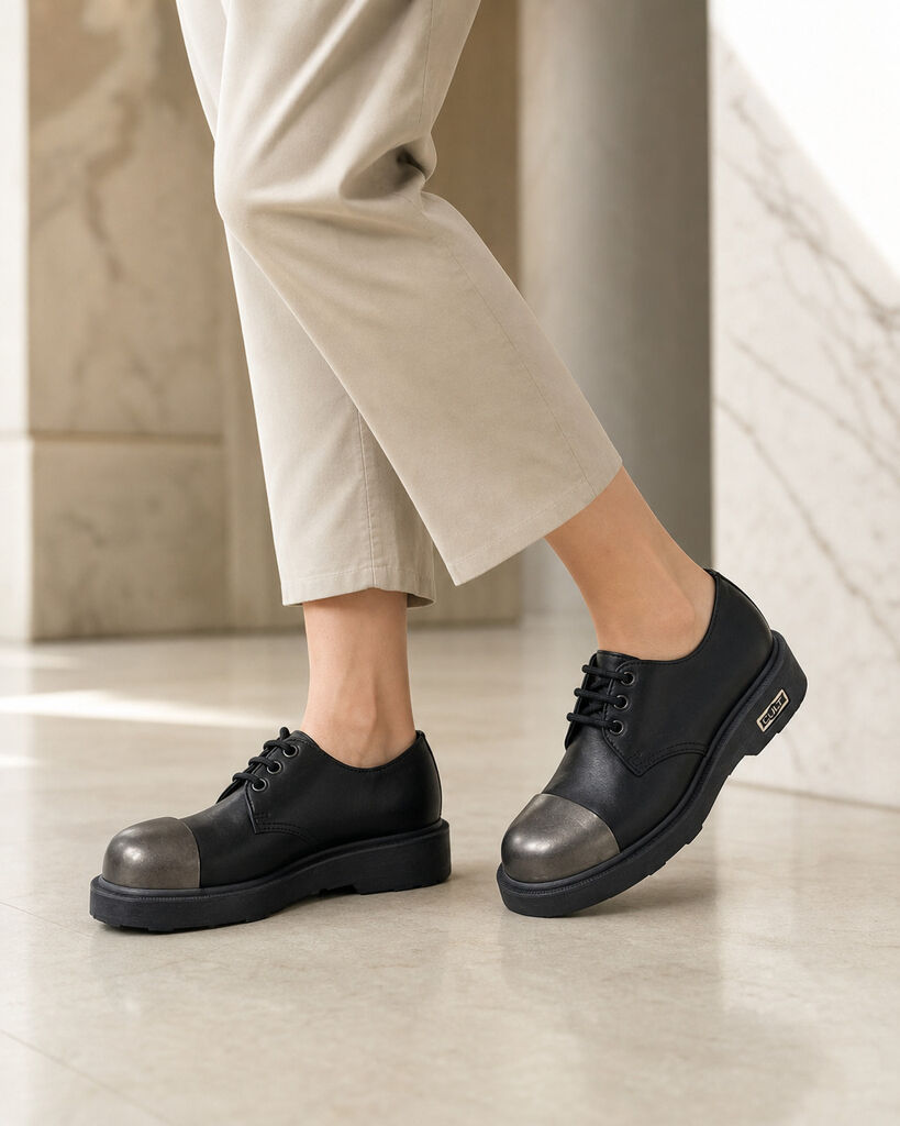 Shoes Nappa BLK/MET