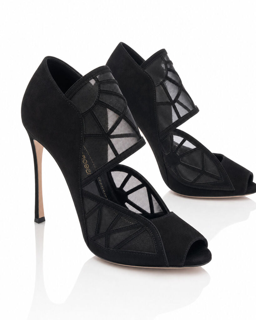 Shoes Suede Nero